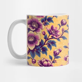 Purple Flowers Mug